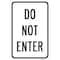 Signmission Do Not Enter, Heavy-Gauge Aluminum Rust Proof Parking Sign, 12" x 18", A-1218-25253 A-1218-25253 - alternate 1